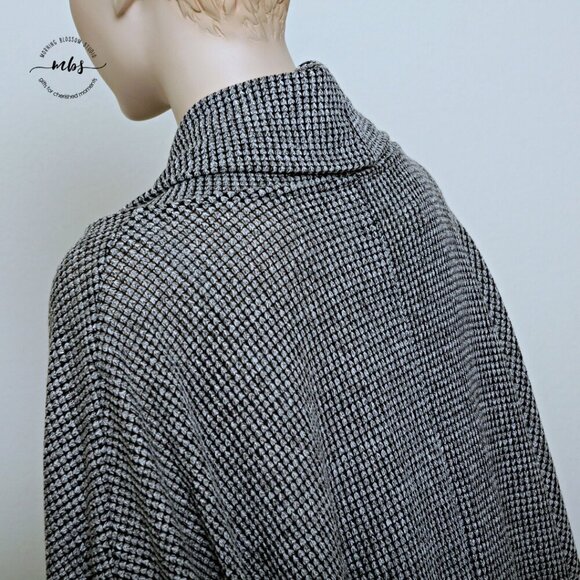 Korye Cowl Neck Dolman Sleeves Oversized Sweater Gray Women Size L - Picture 6 of 10